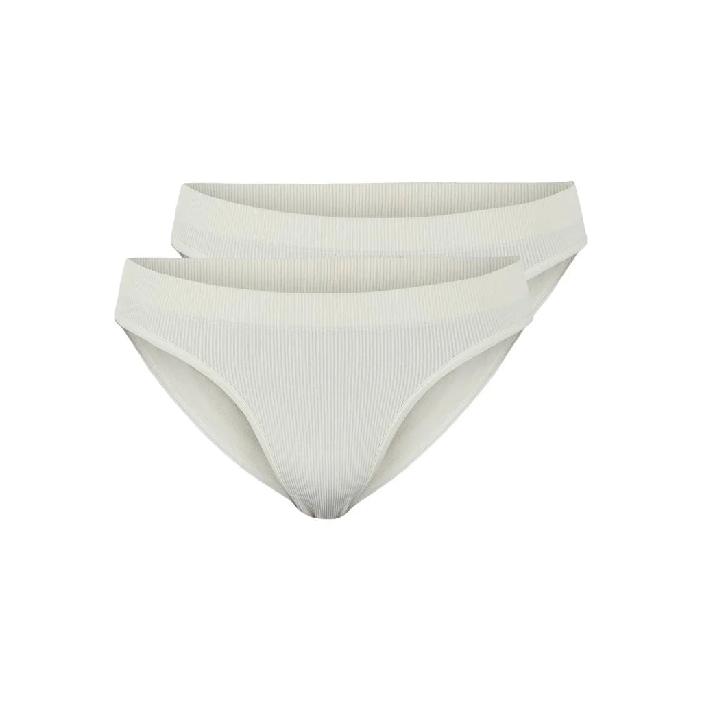 Pieces Pieces 2-Pack dames high leg lips - Rib