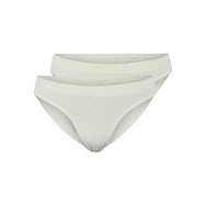Pieces Pieces 2-Pack dames high leg lips - Rib