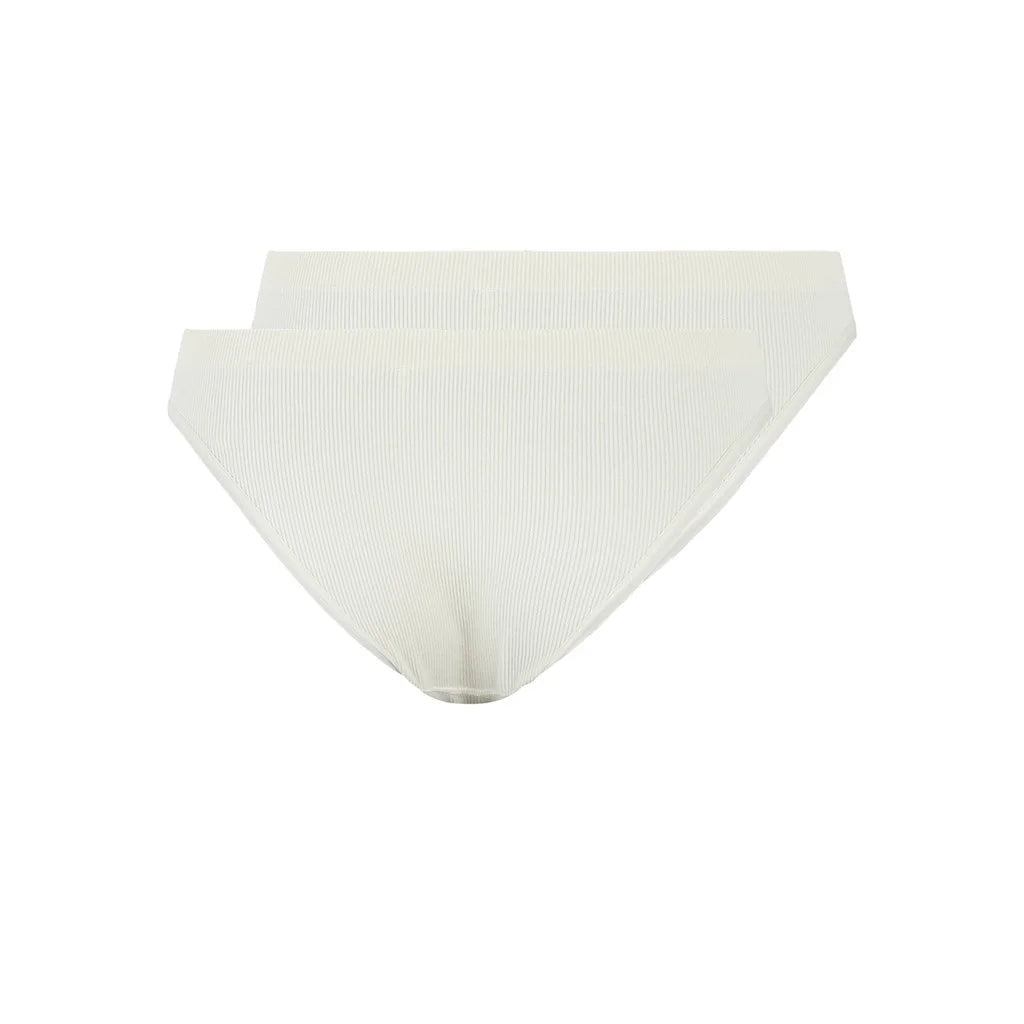 Pieces Pieces 2-Pack dames high leg lips - Rib