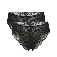 Pieces Pieces 2-Pack dames slips kant - Lace Wide Brief - Lina