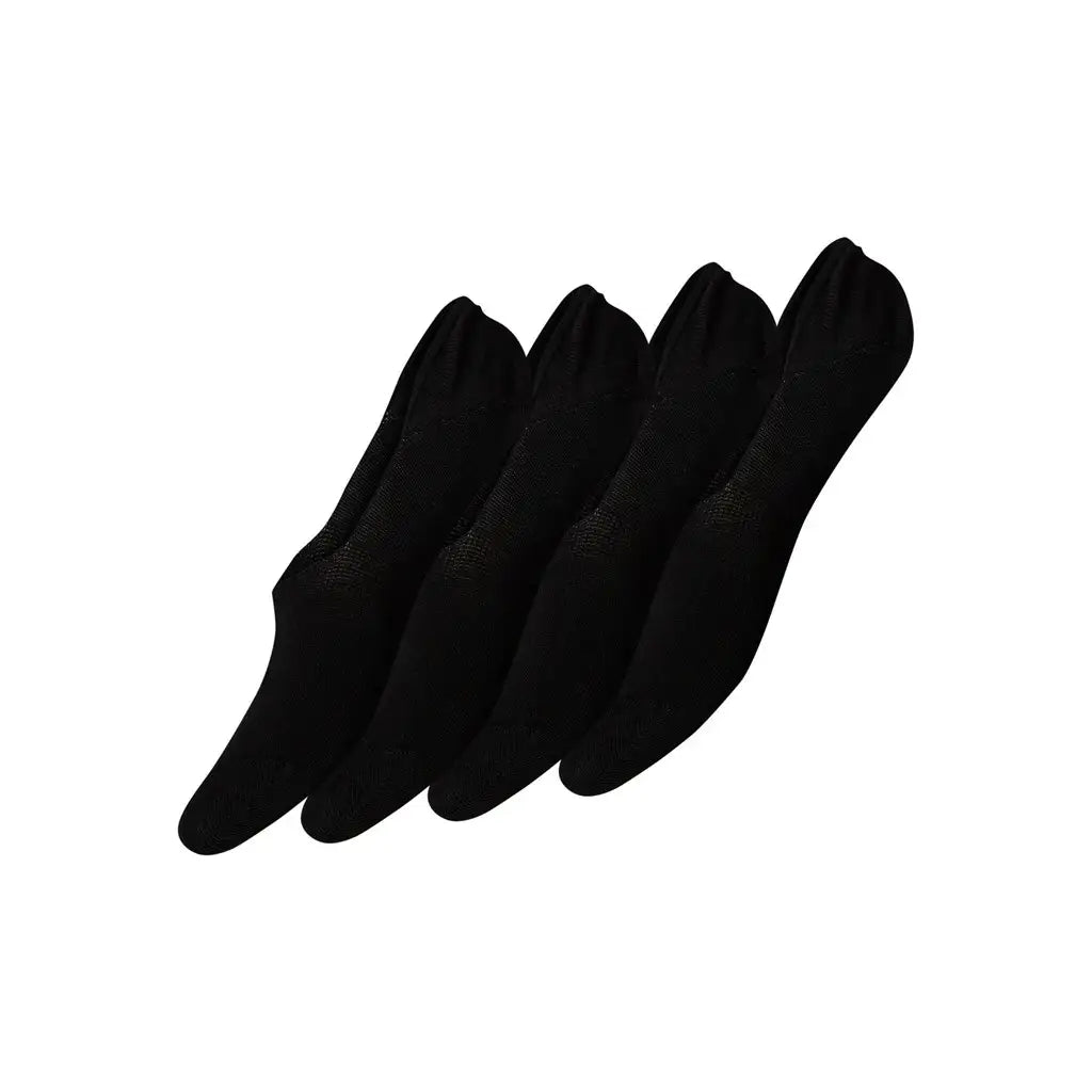 Pieces Pieces 4-paar invisible footies sneaker sokken