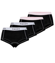 Pieces Pieces 4-Pack Dames short - Pack Pin