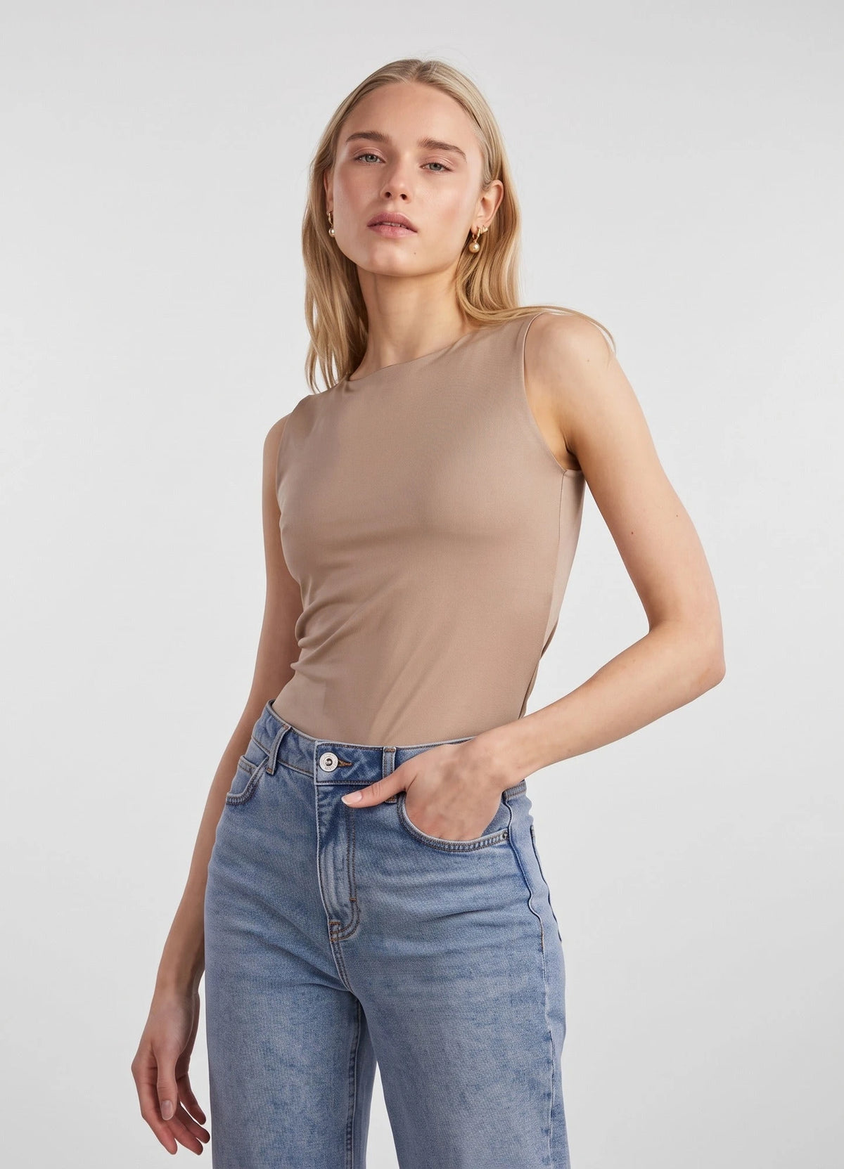 Pieces Pieces body hoge hals - Neja - Bodysuit mouwloos