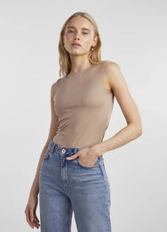 Pieces Pieces body hoge hals - Neja - Bodysuit mouwloos