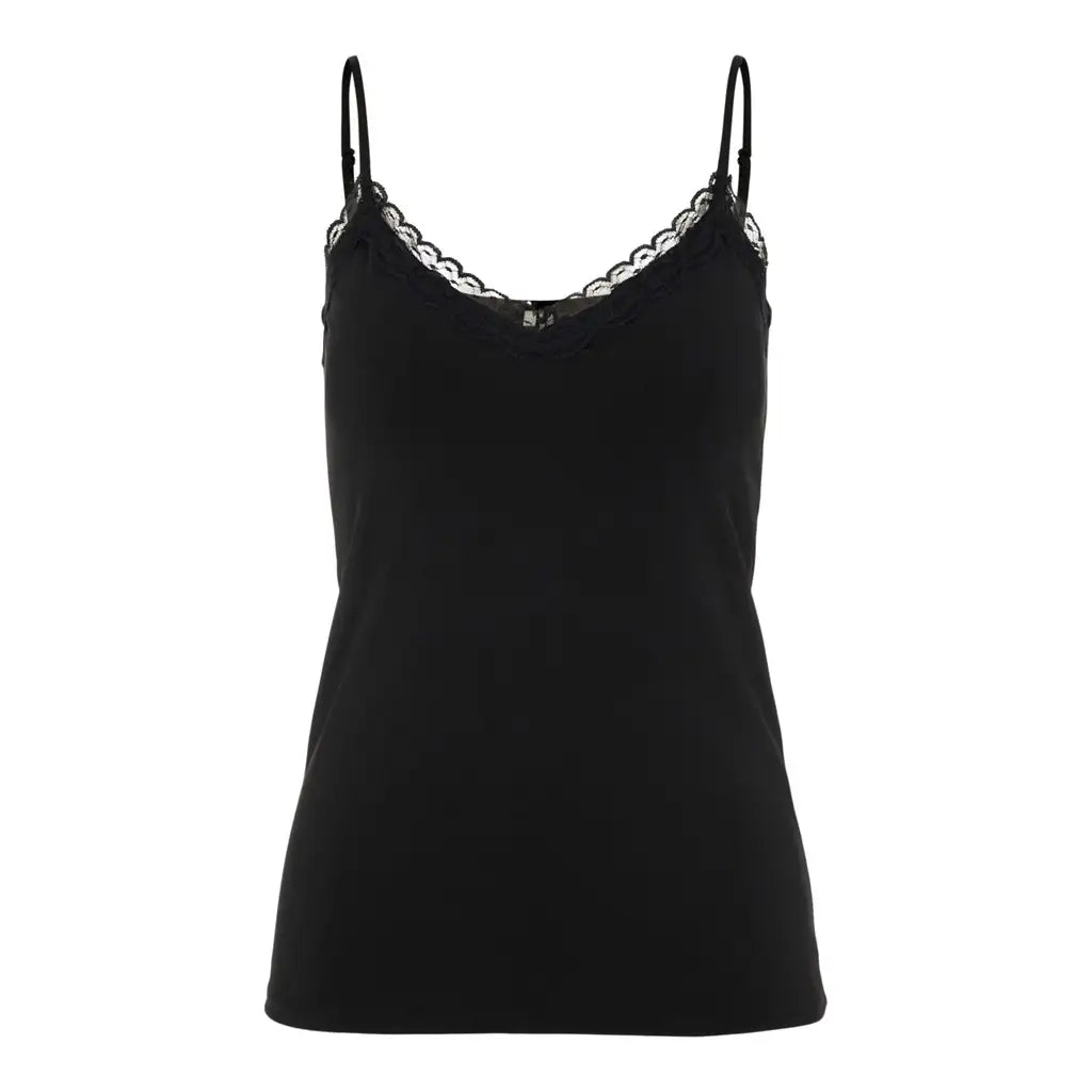 Pieces Pieces dames hemd kant - Lace singlet kate