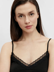 Pieces Pieces dames hemd kant - Lace singlet kate