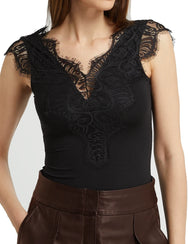 Pieces Pieces dames hemd kant - Lace top Ilu