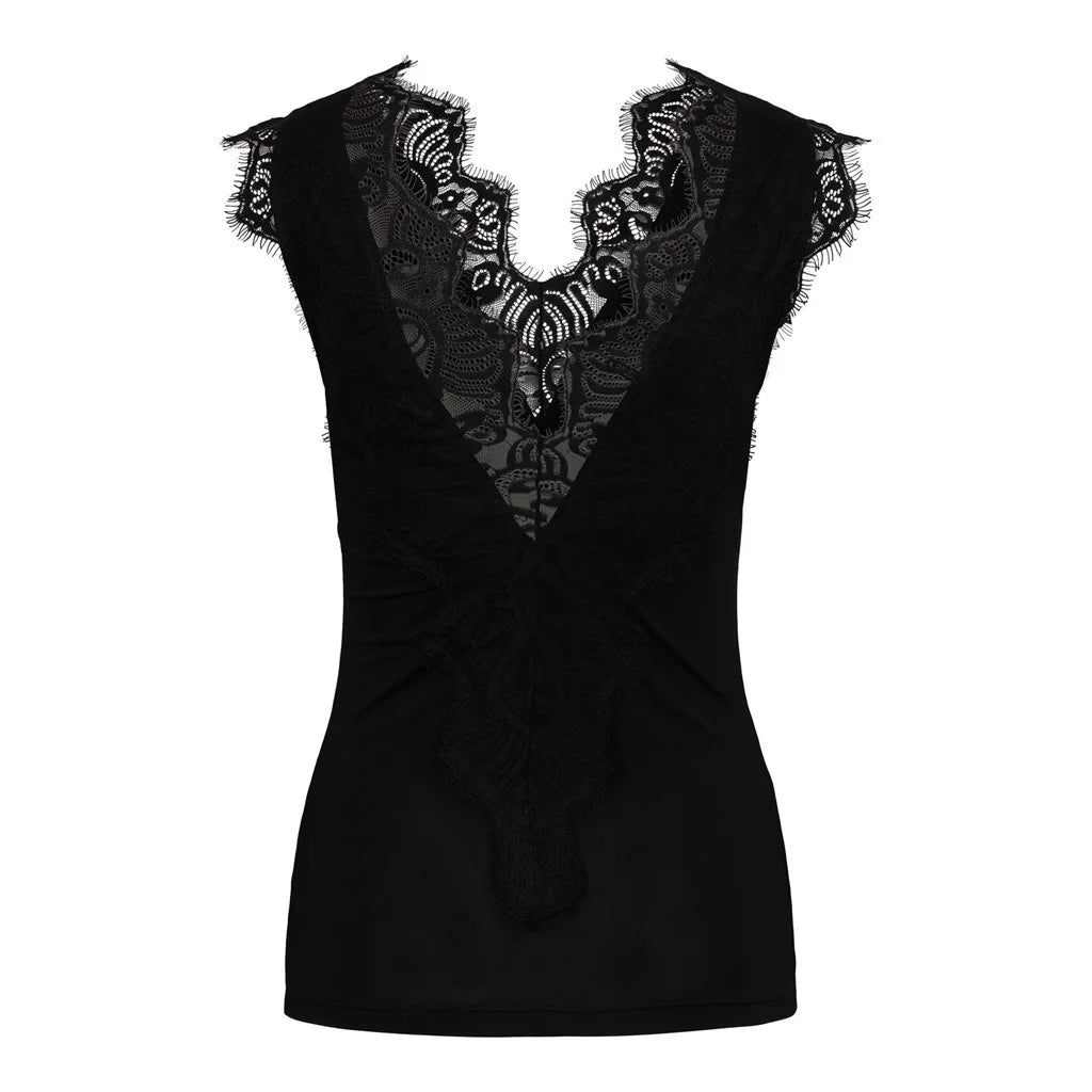 Pieces Pieces dames hemd kant - Lace top Ilu