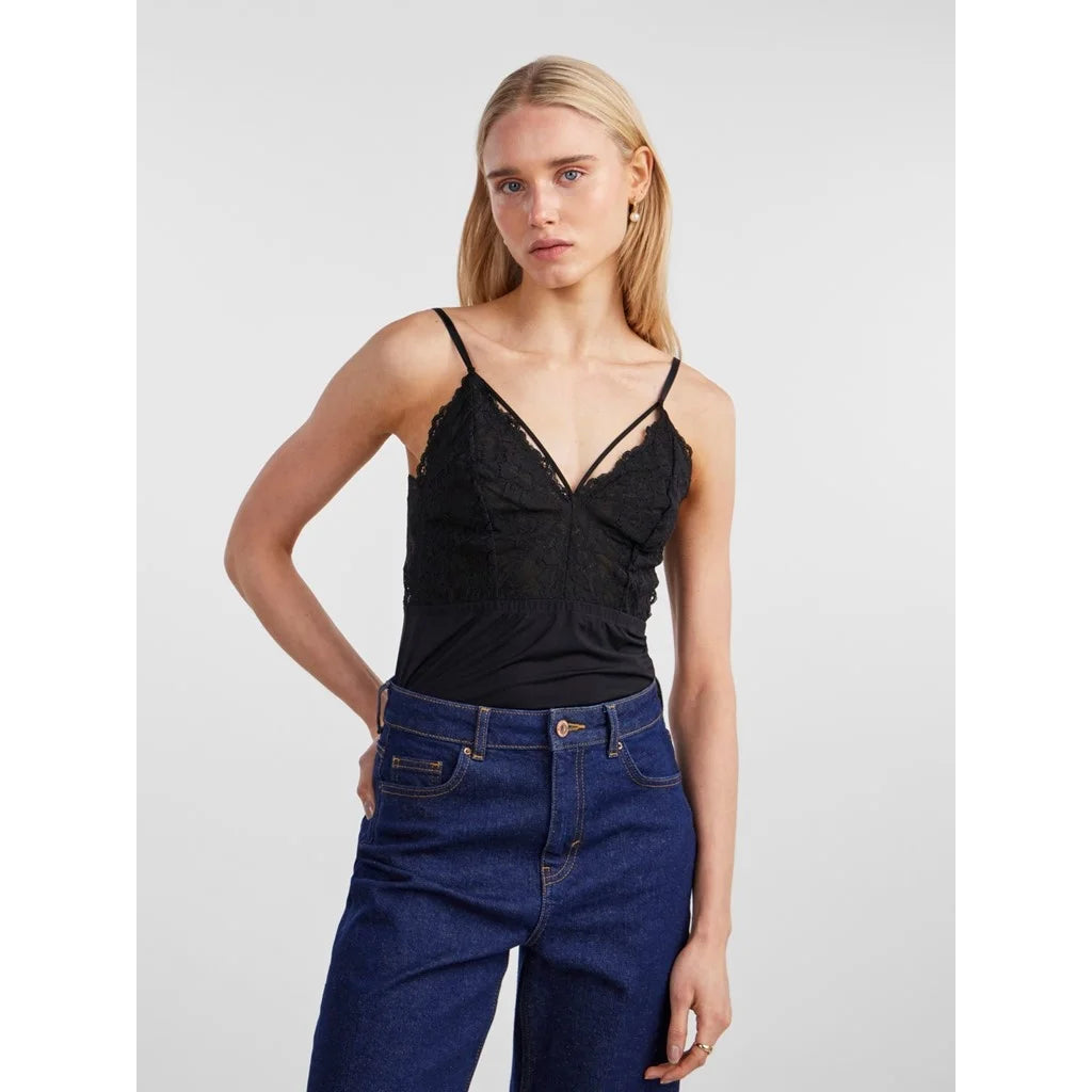 Pieces Pieces dames hemd kant - Lace top Nichelle