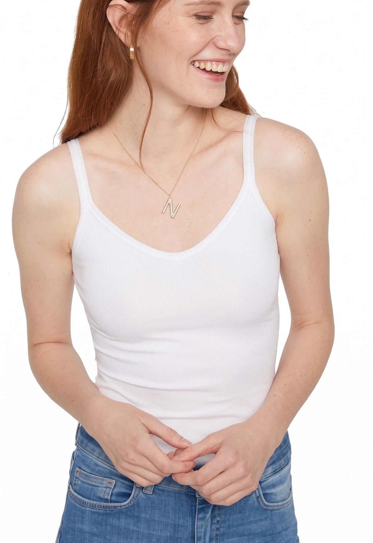 Pieces Pieces dames hemd - spaghetti bandjes - Plain Top