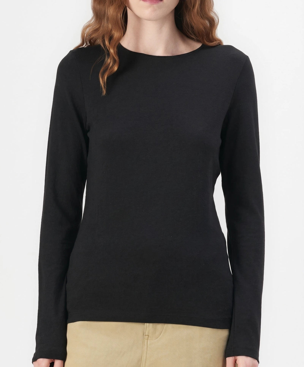 Pieces Pieces dames ondershirt lange mouw - Long Tee