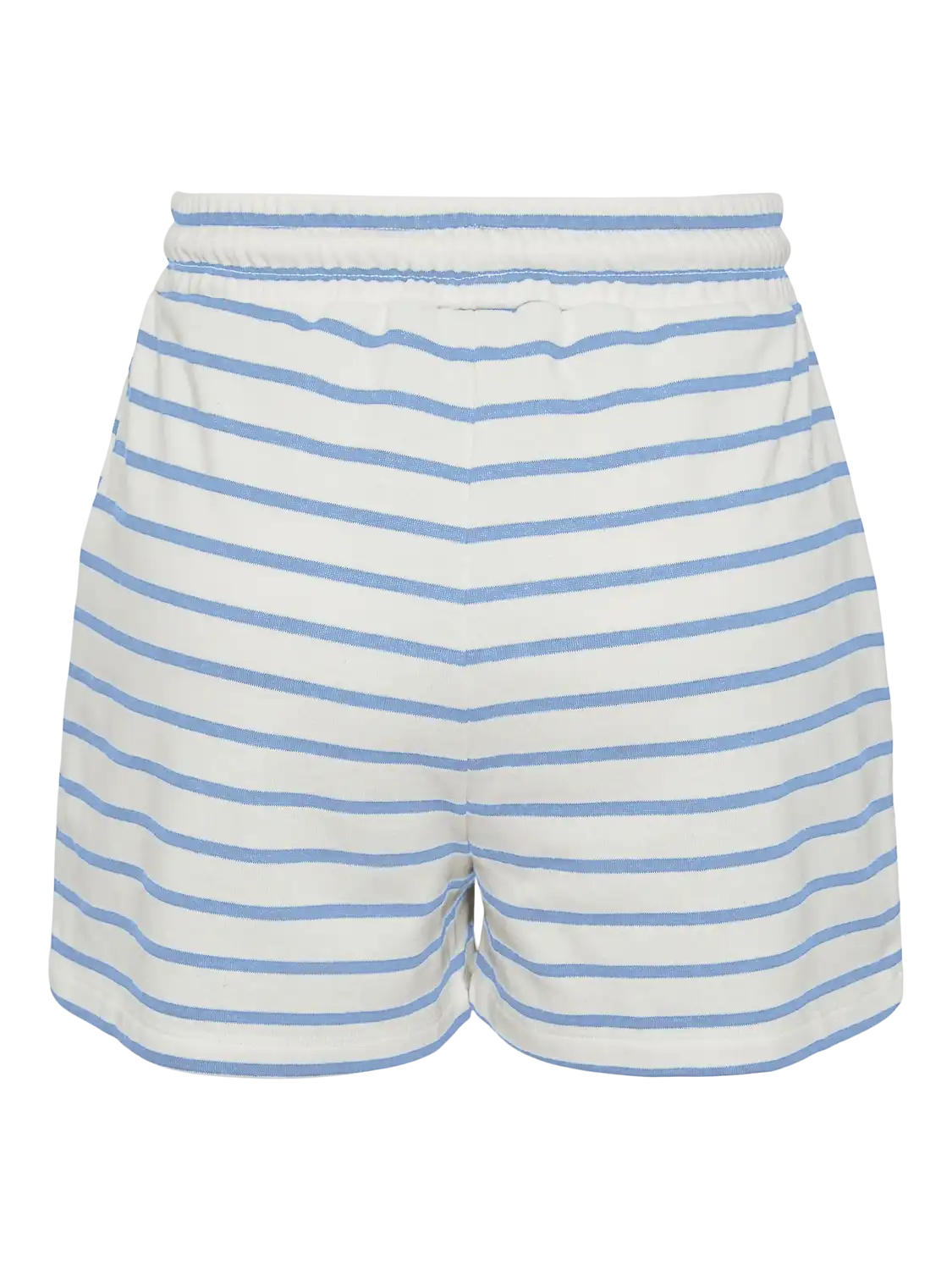 Pieces Pieces dames pyjama korte broek - Zomer shorts - Blauw gestreept