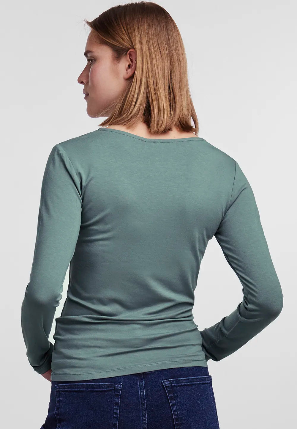 Pieces Pieces dames shirt Kant lange mouw - Barbera