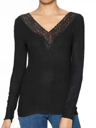 Pieces Pieces dames shirt Kant lange mouw - Siri
