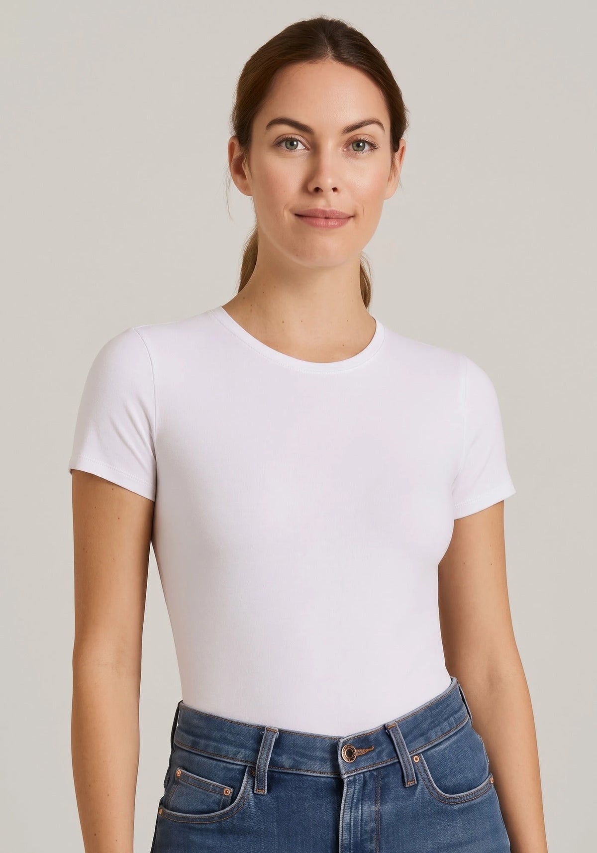 Pieces Pieces Gladde body korte mouw - PCADINA