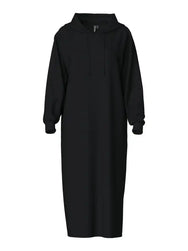 Pieces Pieces Hoodie Midi Dress - Loungewear Dress