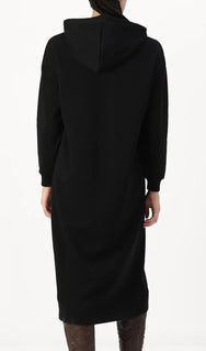 Pieces Pieces Hoodie Midi Dress - Loungewear Dress
