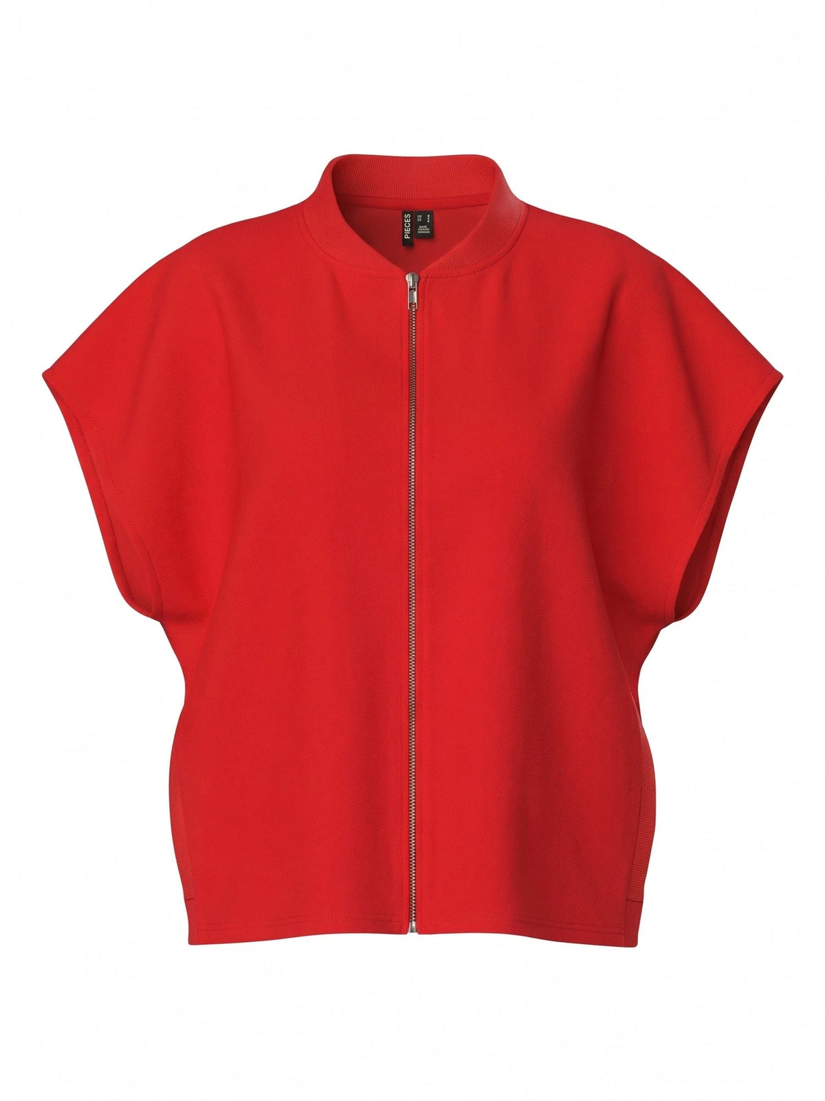 Pieces Pieces lounge vest met rits - Zip sweat vest