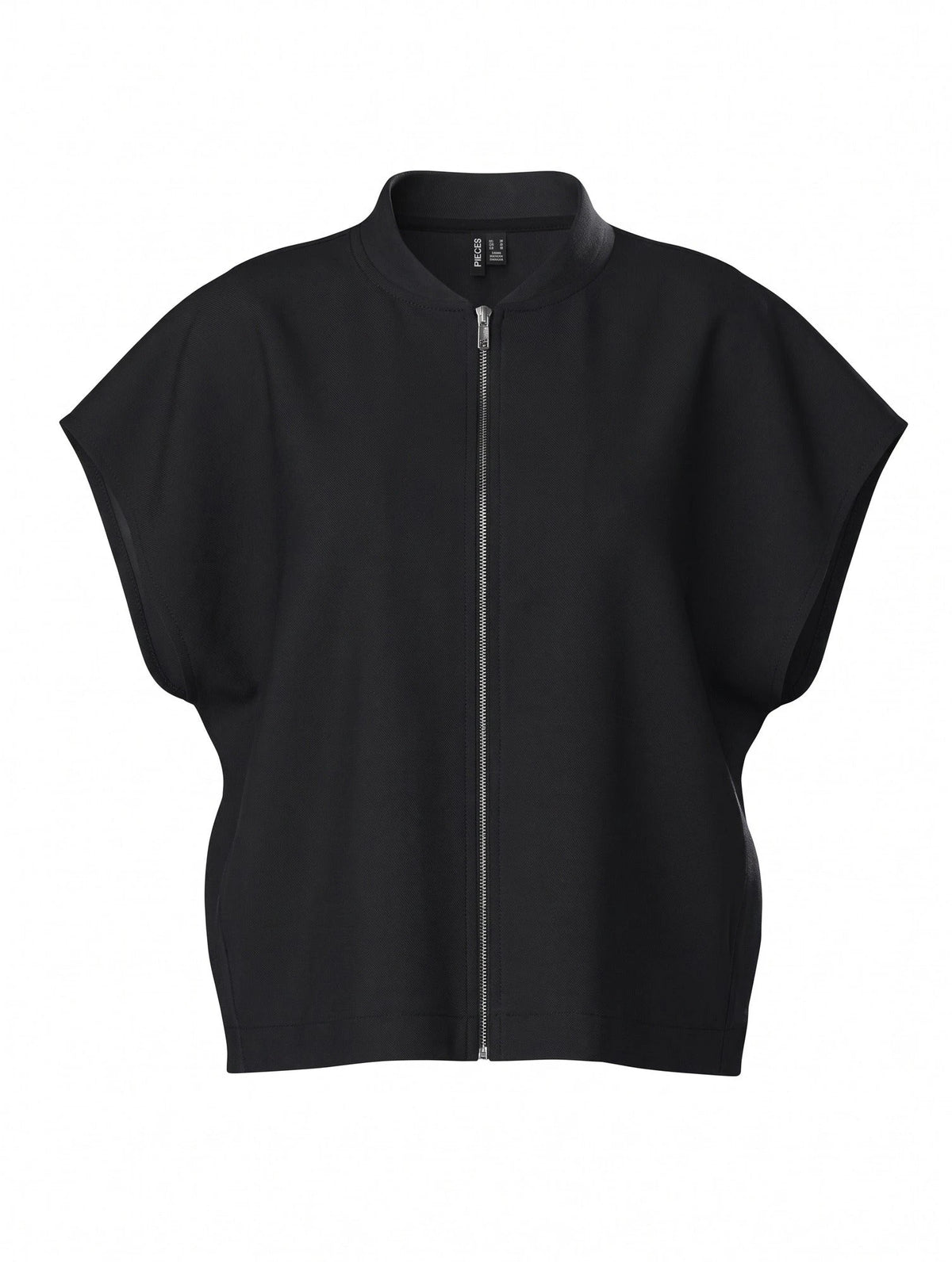 Pieces Pieces lounge vest met rits - Zip sweat vest