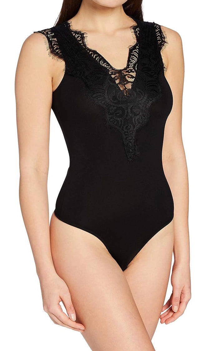 Pieces Pieces luxe kanten body zonder mouw - ILU Bodystocking
