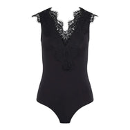 Pieces Pieces luxe kanten body zonder mouw - ILU Bodystocking