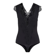 Pieces Pieces luxe kanten body zonder mouw - ILU Bodystocking