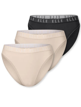 Schiesser Elle 3-Pack dames tanga slips microfiber