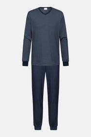 Schiesser Mey heren pyjama Katoen - Bennison