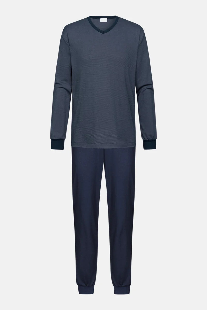 Schiesser Mey heren pyjama Katoen - Bennison