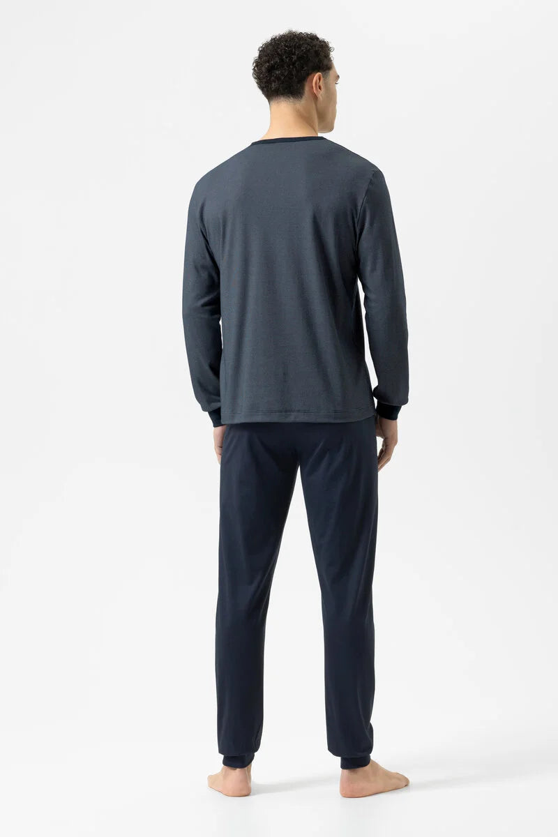 Schiesser Mey heren pyjama Katoen - Bennison