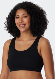 Schiesser Schiesser 2-pack Bustier top - Biologisch katoen - Bralette