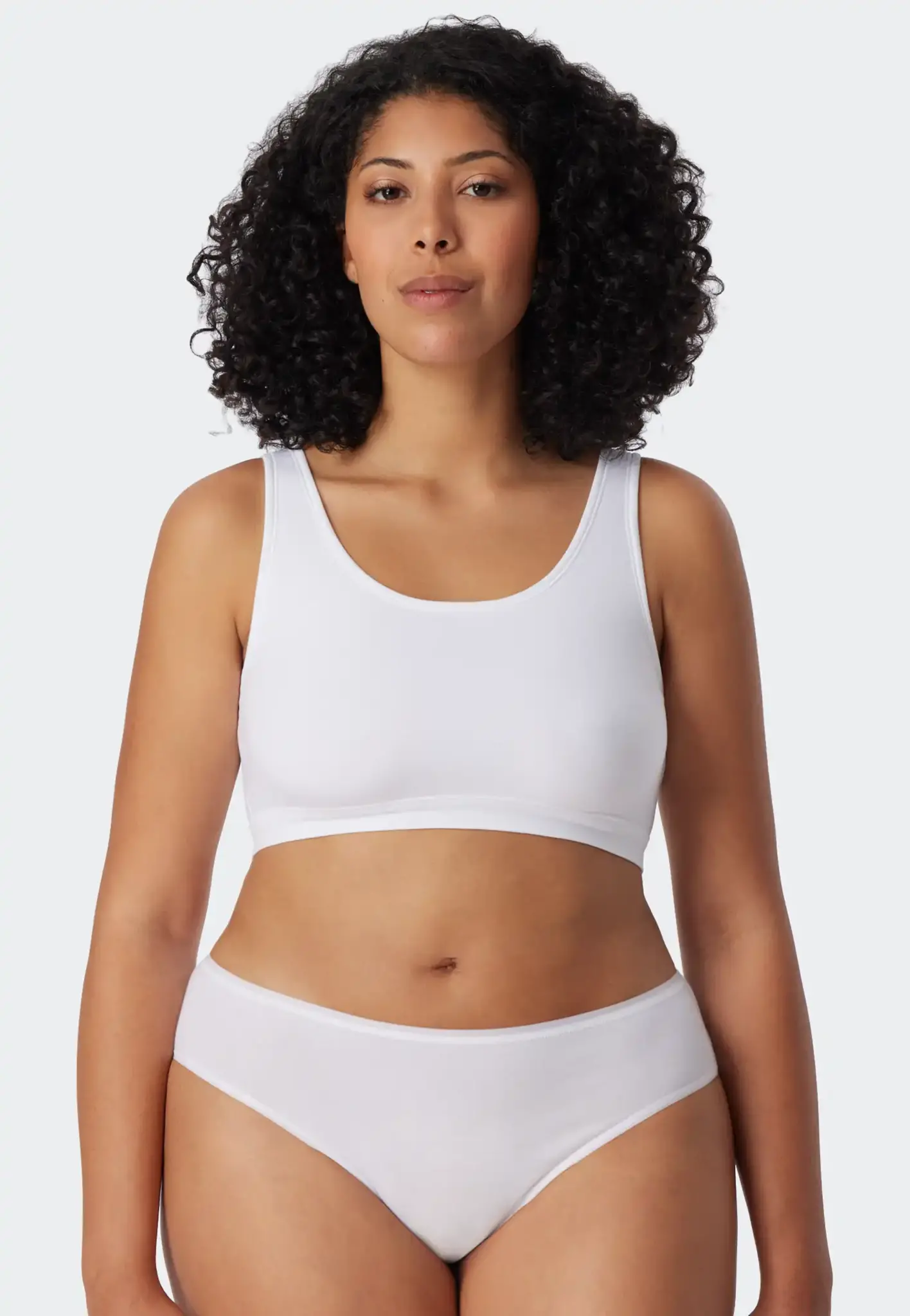 Schiesser Schiesser 2-pack Bustier top - Biologisch katoen - Bralette