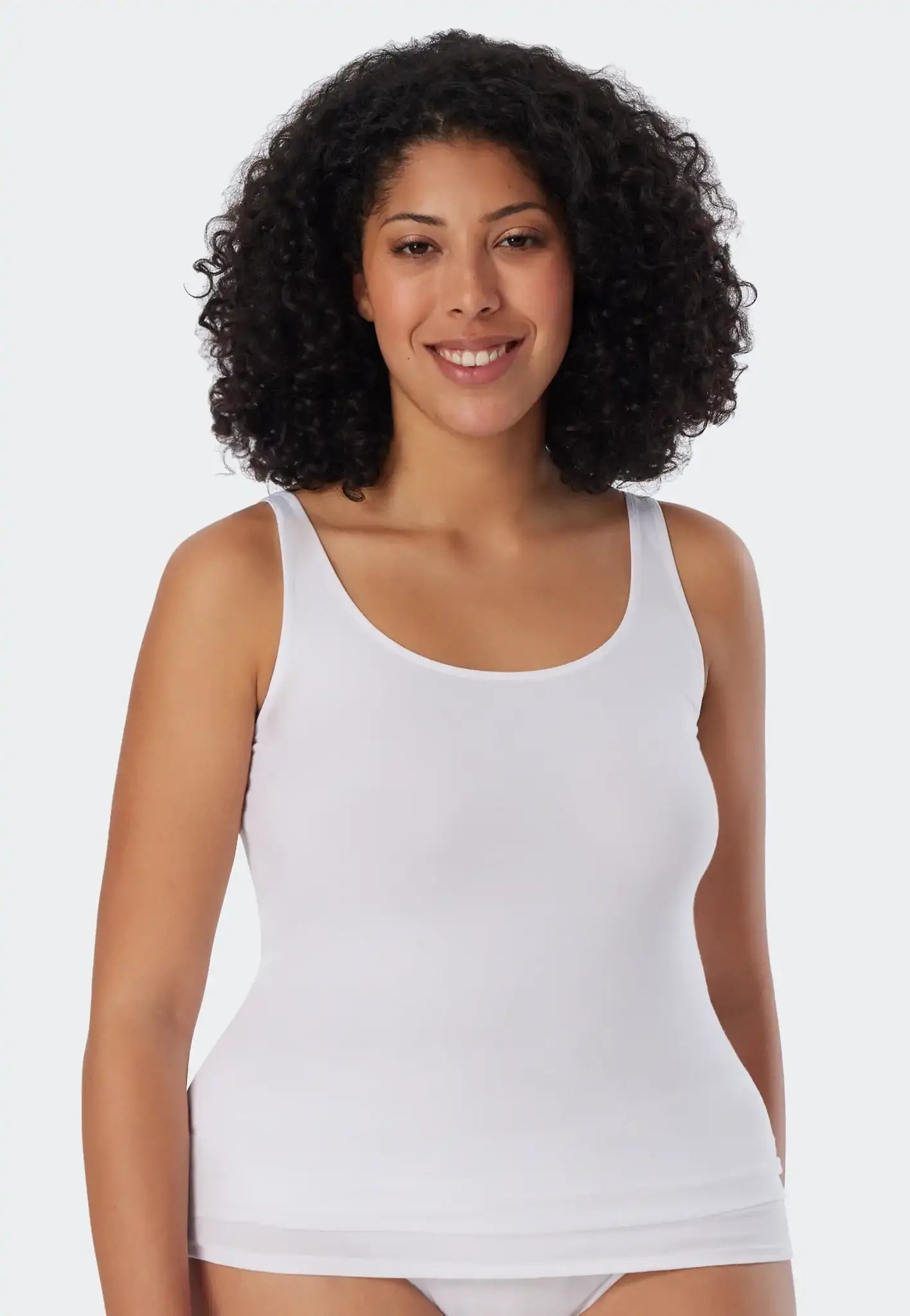 Schiesser Schiesser 2-Pack dames hemden - Organic 95/5 - Basics