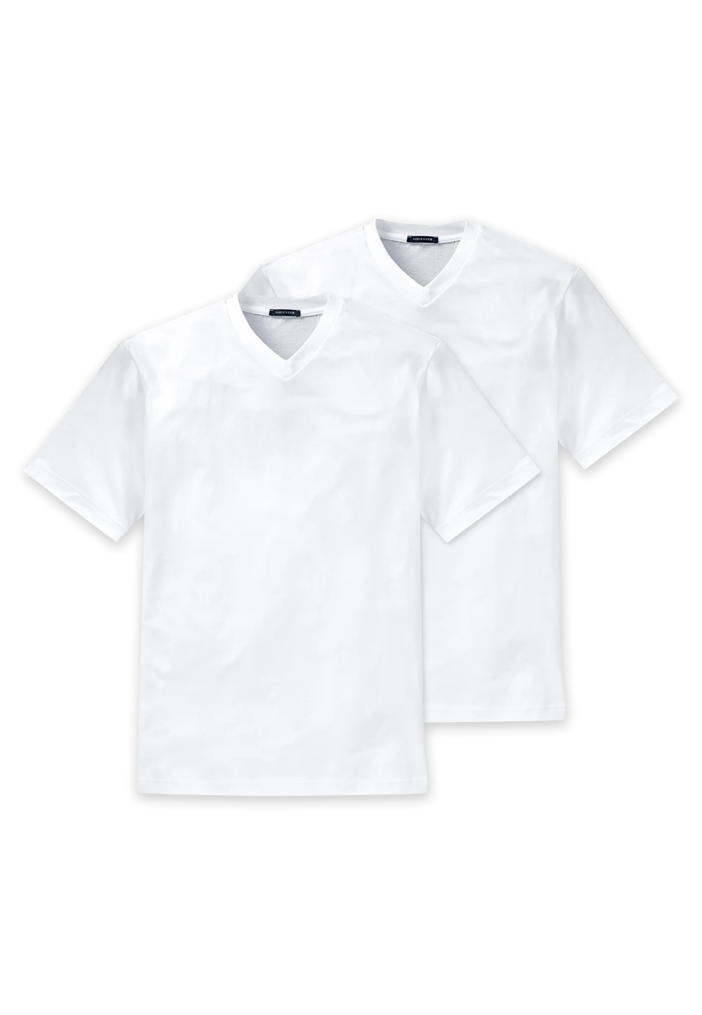 Schiesser Schiesser 2-pack heren American T-Shirts v-hals