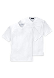 Schiesser Schiesser 2-pack heren American T-Shirts v-hals