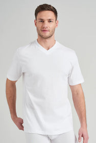 Schiesser Schiesser 2-pack heren American T-Shirts v-hals