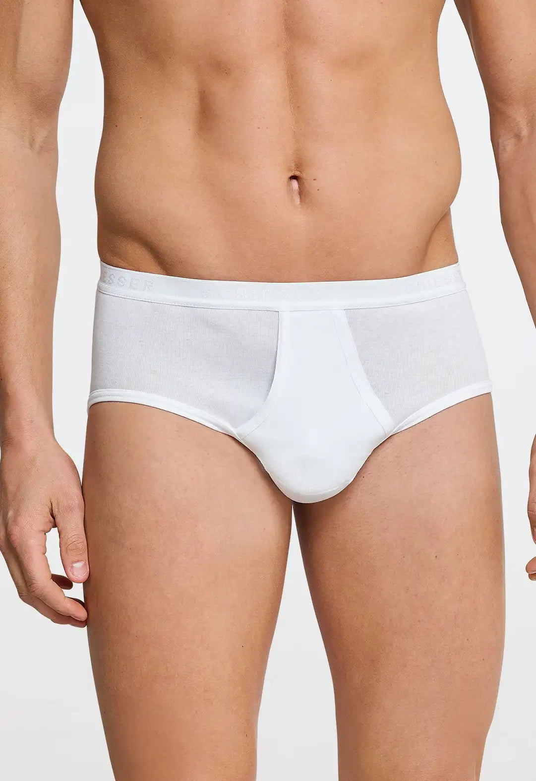 Schiesser Schiesser 2-pack heren Classic slip met gulp
