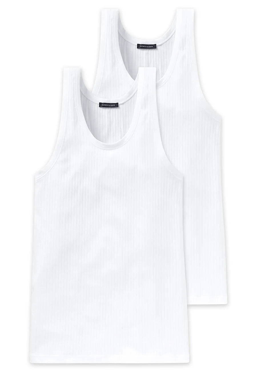 Schiesser Schiesser 2-Pack heren hemden - Authentic