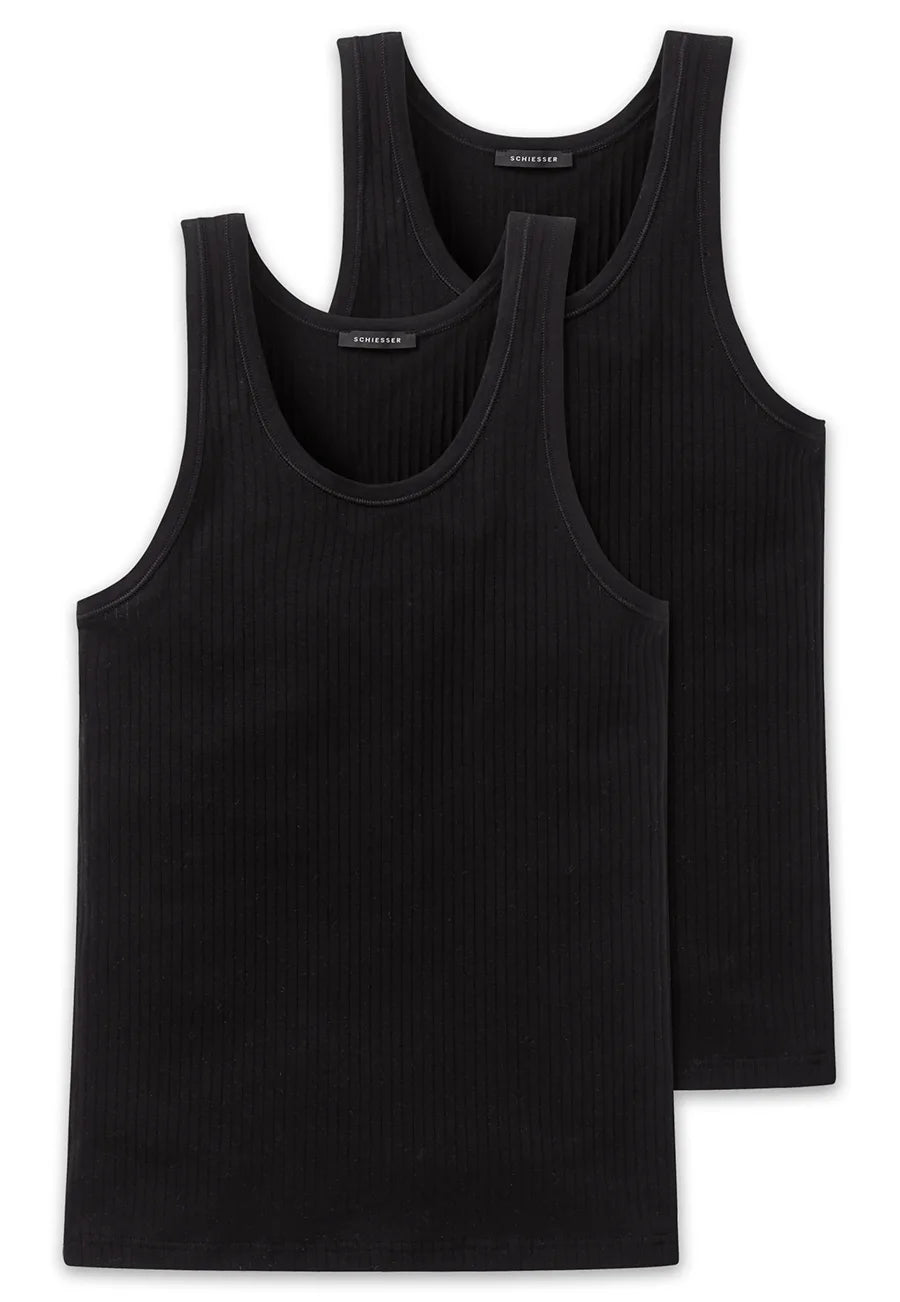 Schiesser Schiesser 2-Pack heren hemden - Authentic