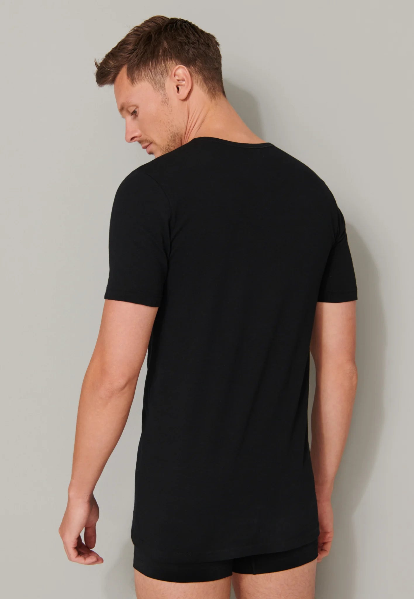Schiesser Schiesser 2-Pack heren T-Shirts - 95/5 - Biologisch katoen