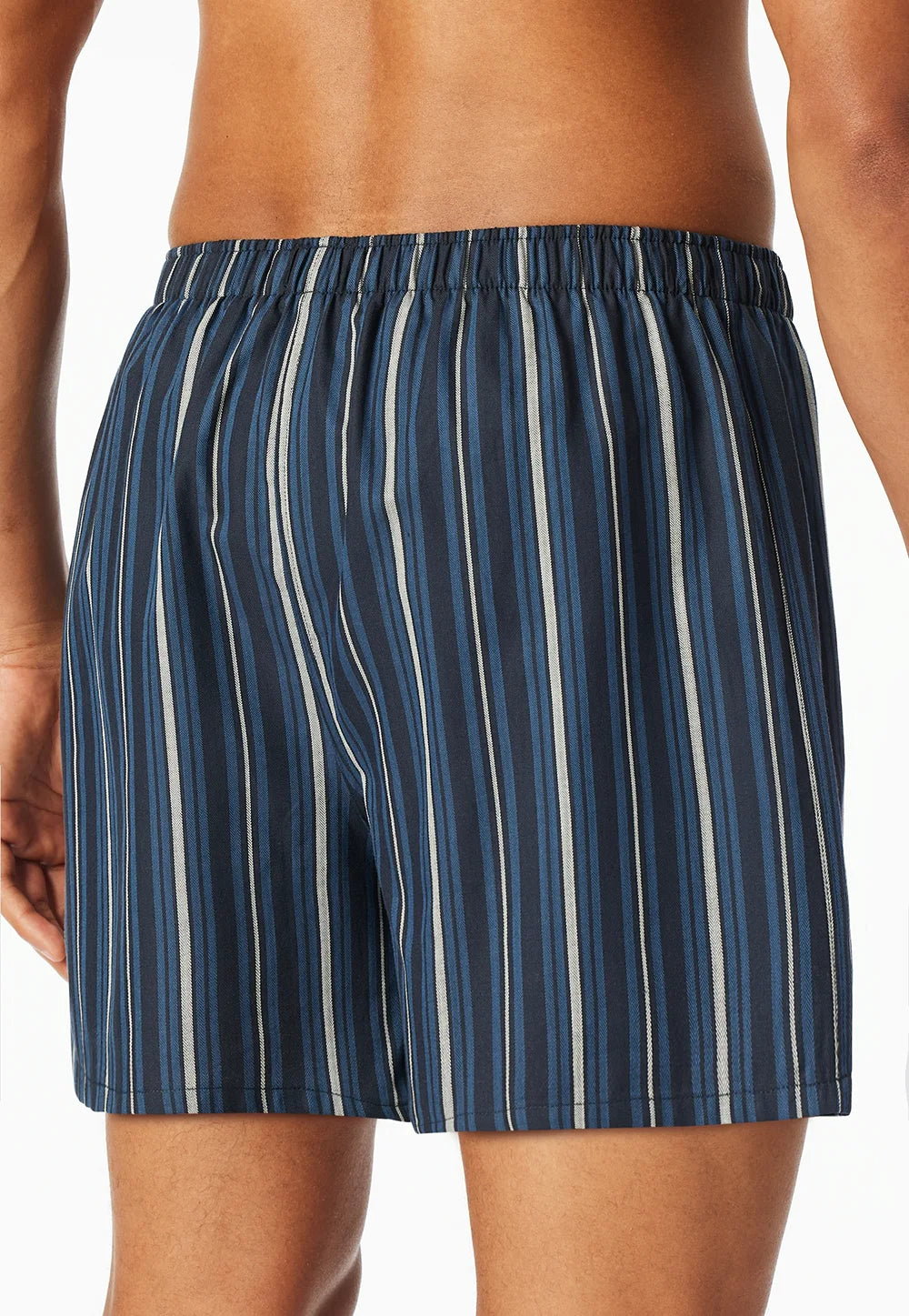 Schiesser Schiesser 2-Pack heren wijde boxershort katoen woven - Royal