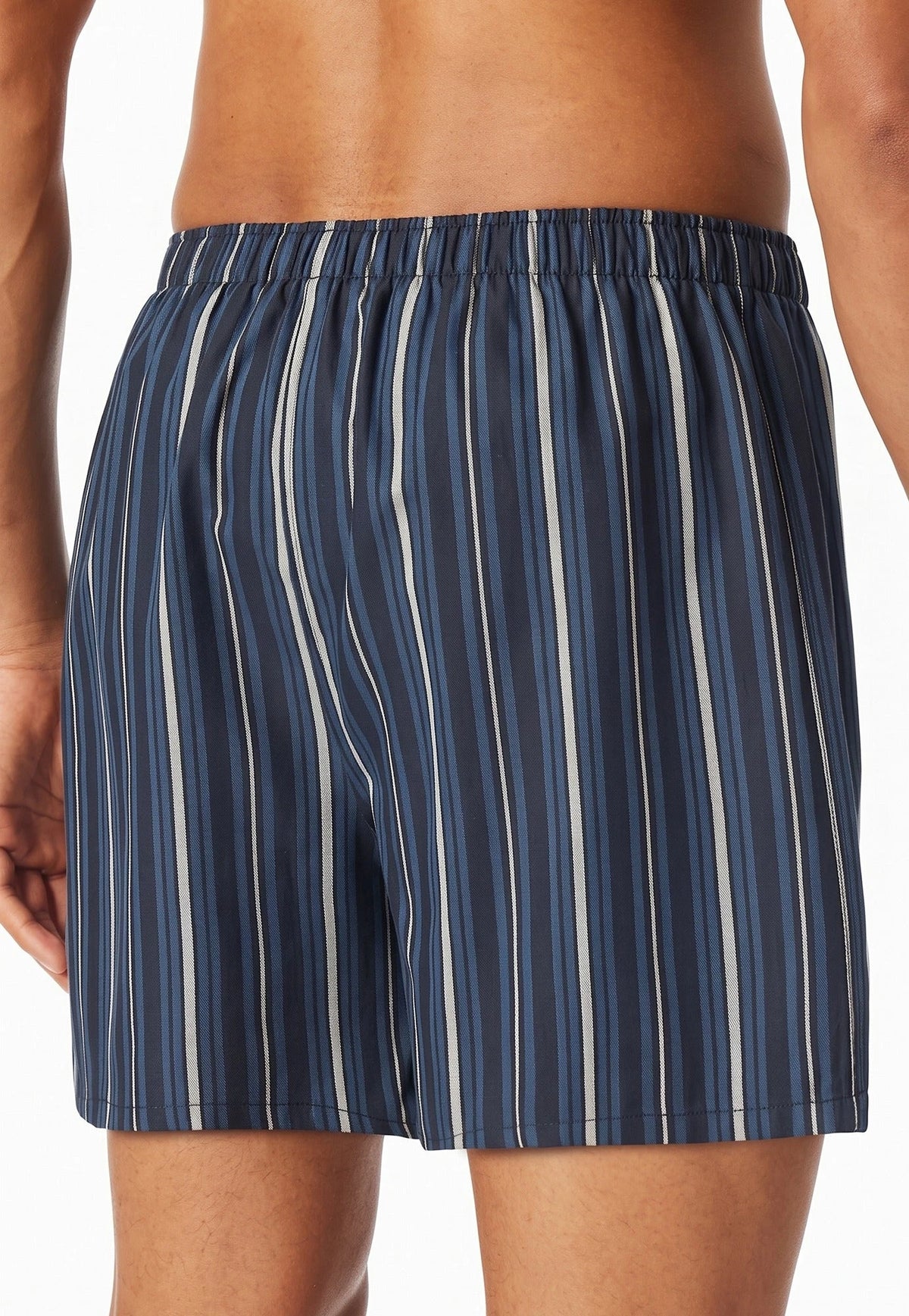 Schiesser Schiesser 2-Pack heren wijde boxershort katoen woven - Royal
