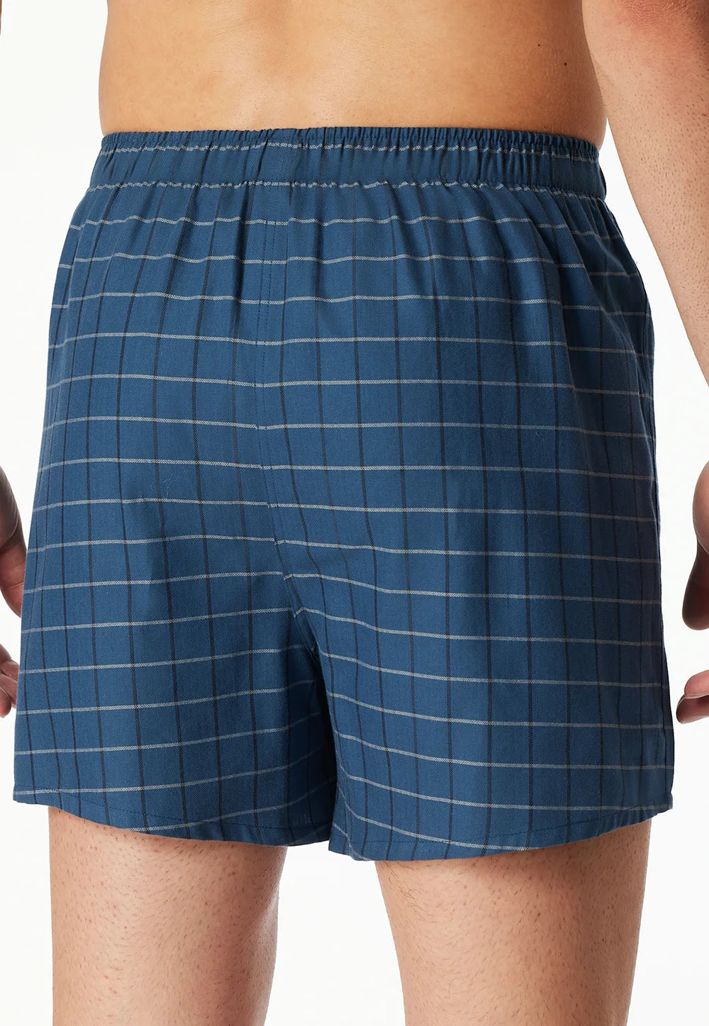 Schiesser Schiesser 2-Pack heren wijde boxershort katoen woven - Royal