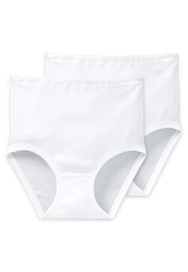 Schiesser Schiesser 2-Pack Taille dames slips - Fein rib original