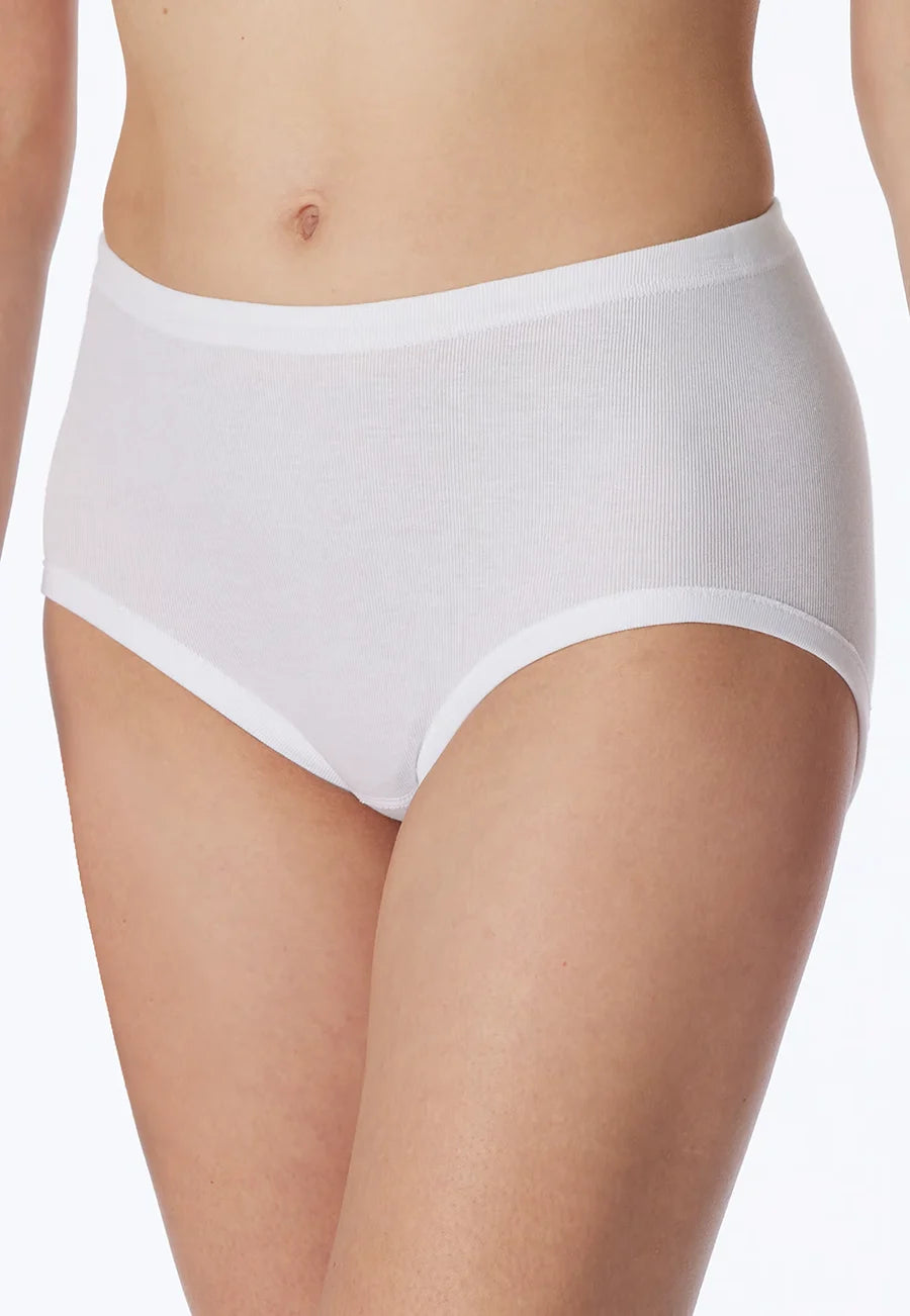 Schiesser Schiesser 2-Pack Taille dames slips - Fein rib original