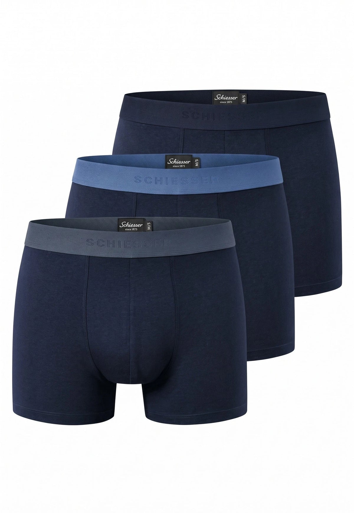 Schiesser Schiesser 3-pack heren boxershorts 95/5 - Biologisch katoen