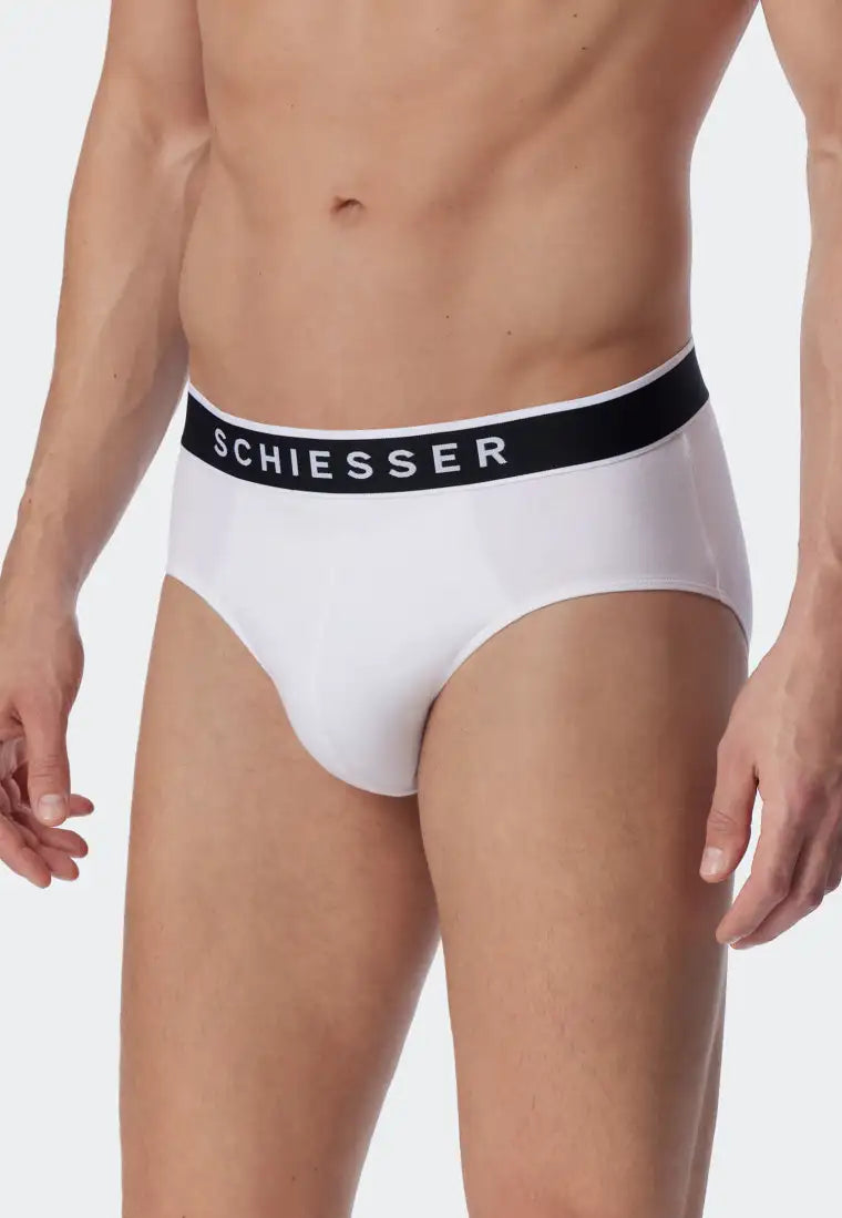 Schiesser Schiesser 3-pack heren Rio slip 95/5 - Biologisch katoen - 179570