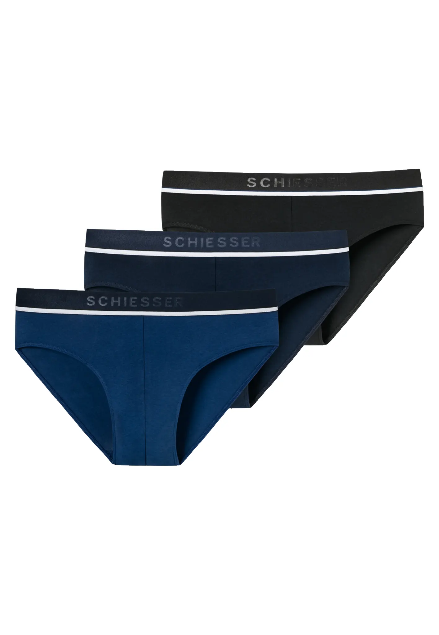 Schiesser Schiesser 3-pack heren Rio slip 95/5 - Combi