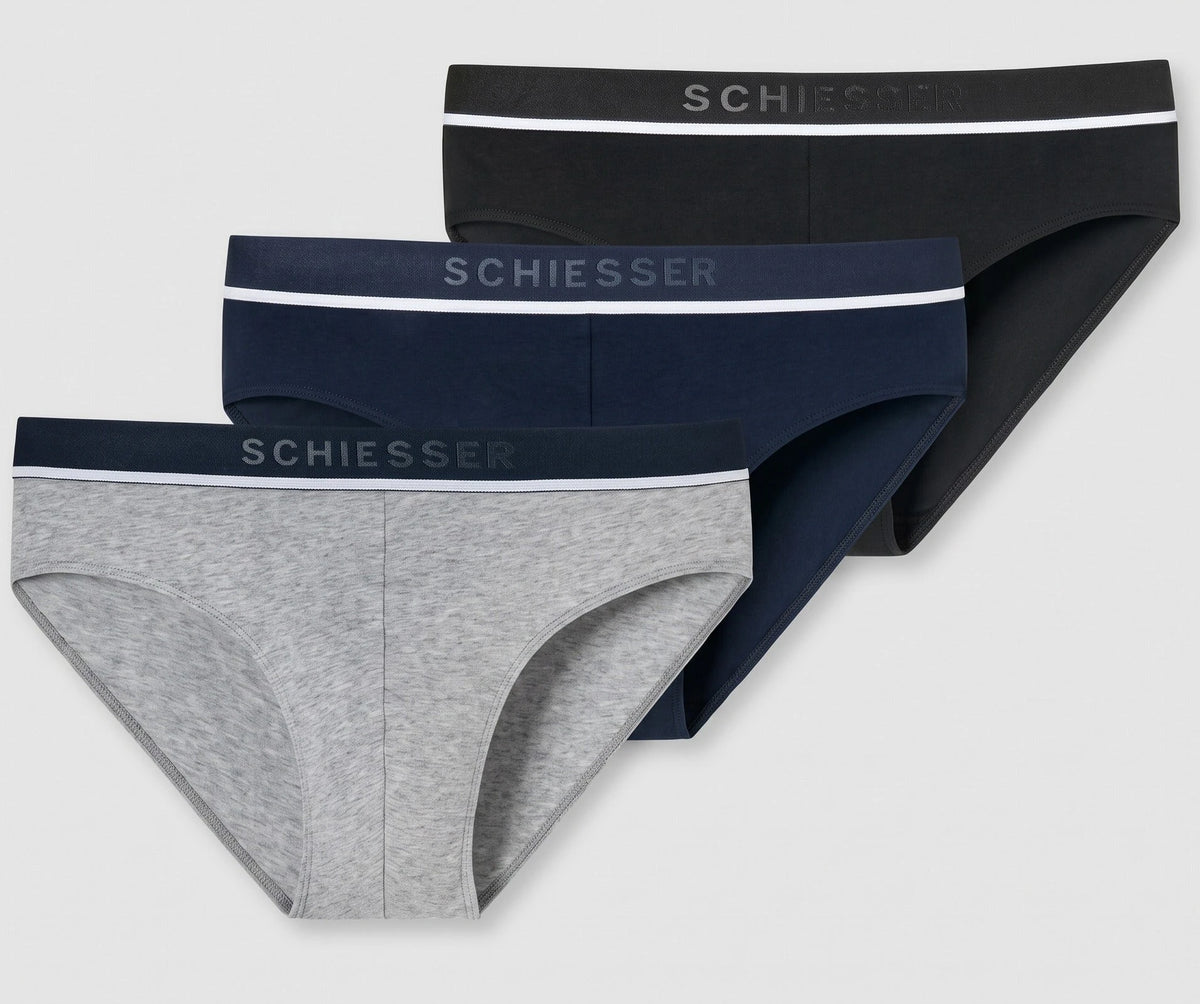 Schiesser Schiesser 3-pack heren Rio slip 95/5 - Combi