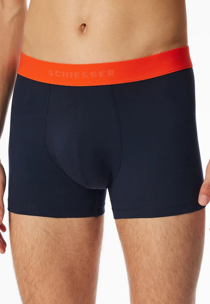 Schiesser Schiesser 5-pack heren boxershort 95/5 - Darkblue